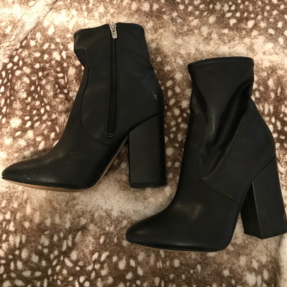 Black Sock Booties